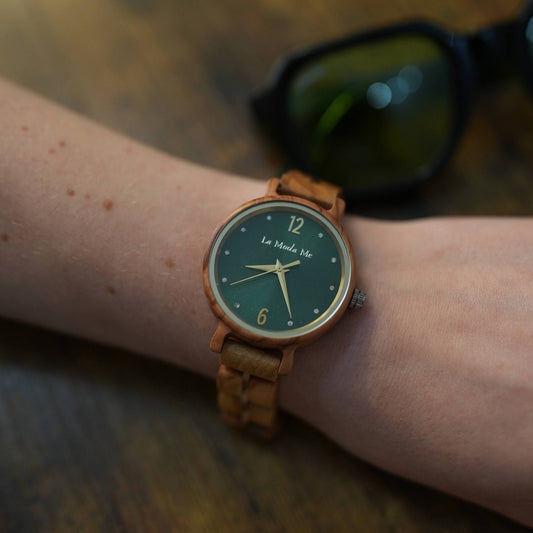 Watch Viridis Olivewood Green - Eco-Friendly Elegant Timepiece-1