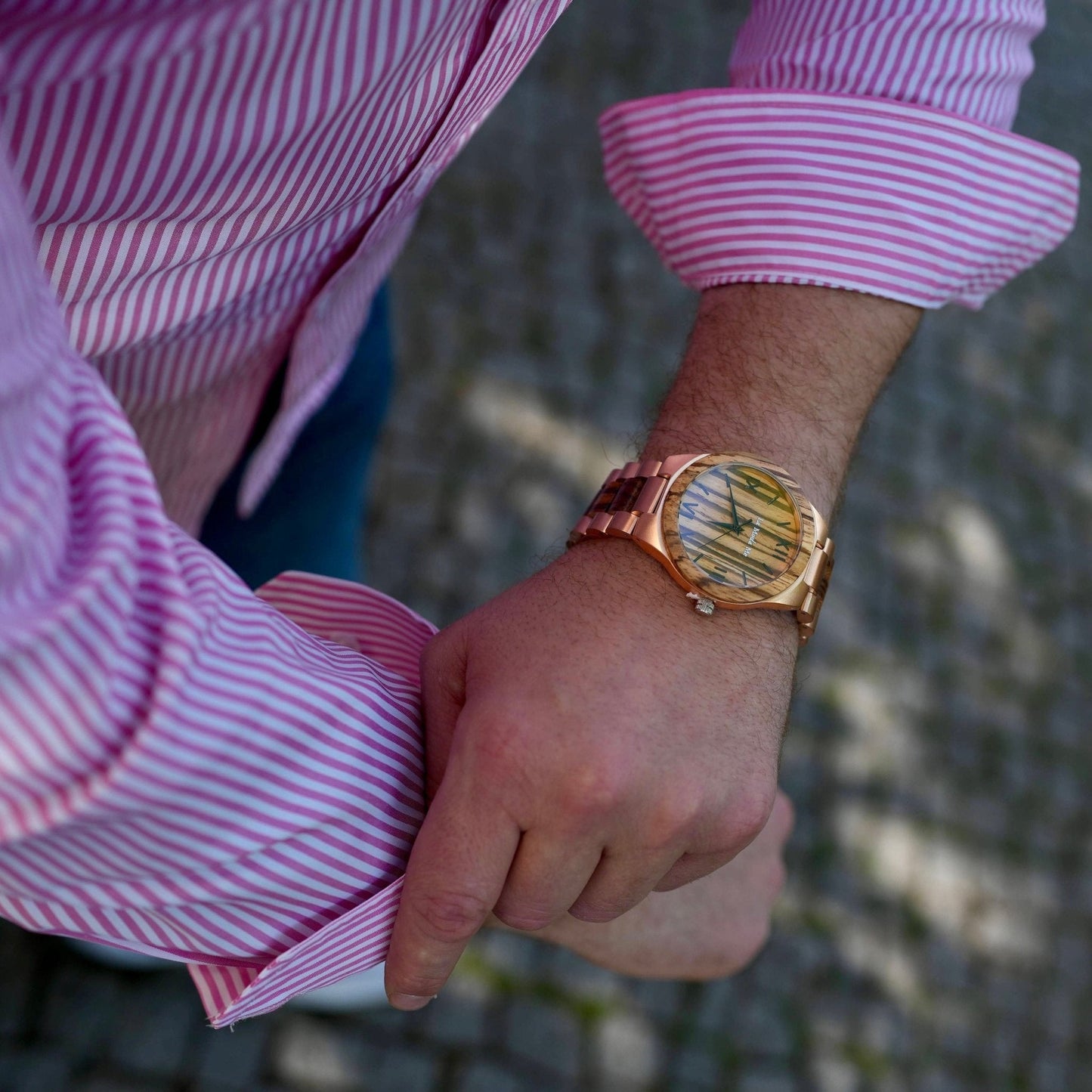 Watch VLUX Ebony - Eco-Friendly Luxury Wooden Timepiece-4