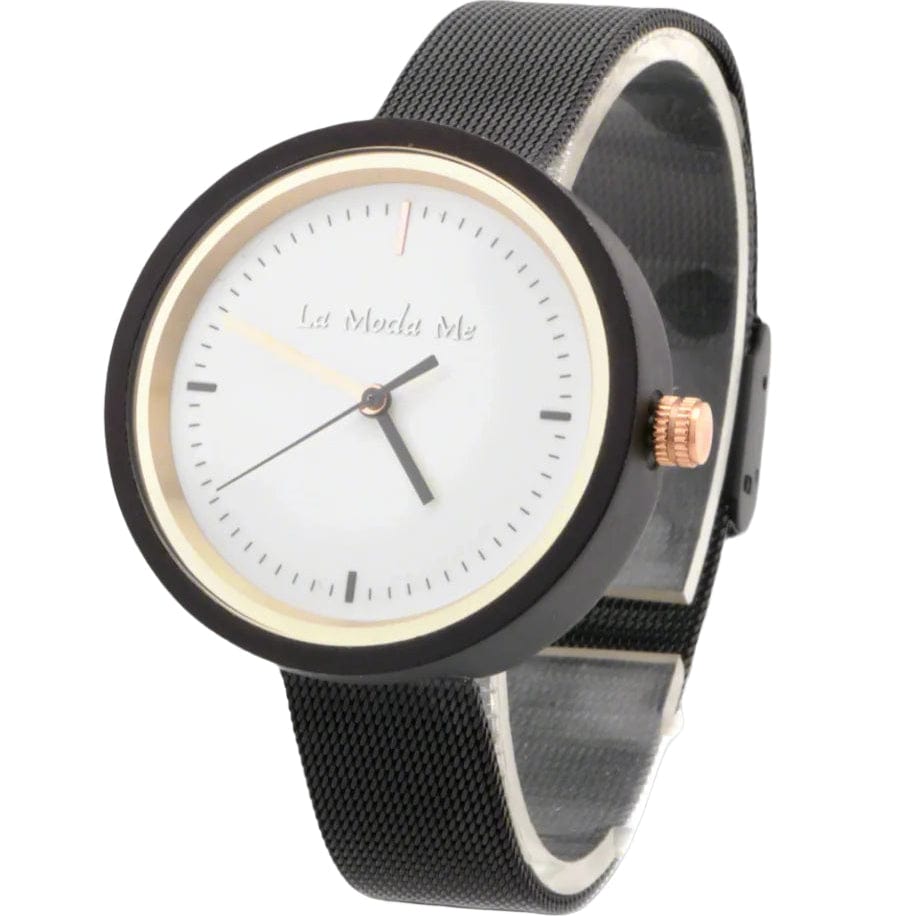 Watch Lumin Ron Black - Eco-Friendly Minimalist Elegant Timepiece-2