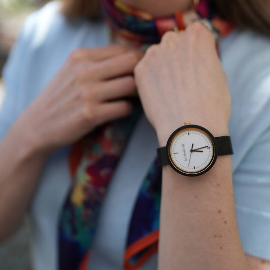 Watch Lumin Ron Black - Eco-Friendly Minimalist Elegant Timepiece-1