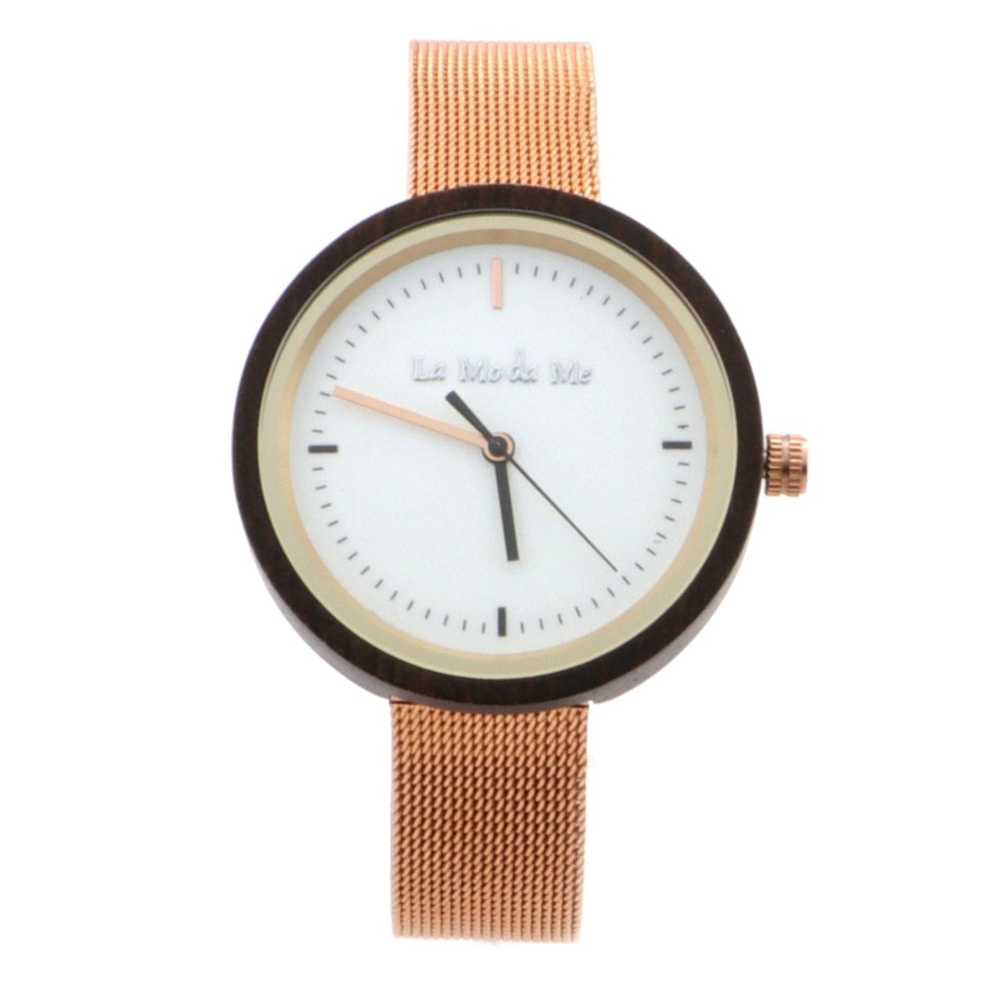 Watch Lumin Rosegold - Eco-Friendly Minimalist Round Timepiece-4