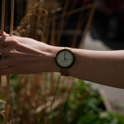 Watch Lumin Rosegold - Eco-Friendly Minimalist Round Timepiece-2