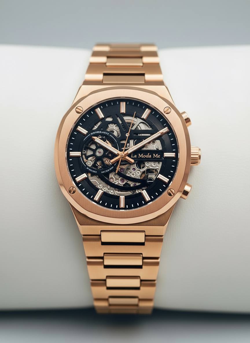 Rubros Jewel Gold Watch - Luxury Gold Timepiece-0