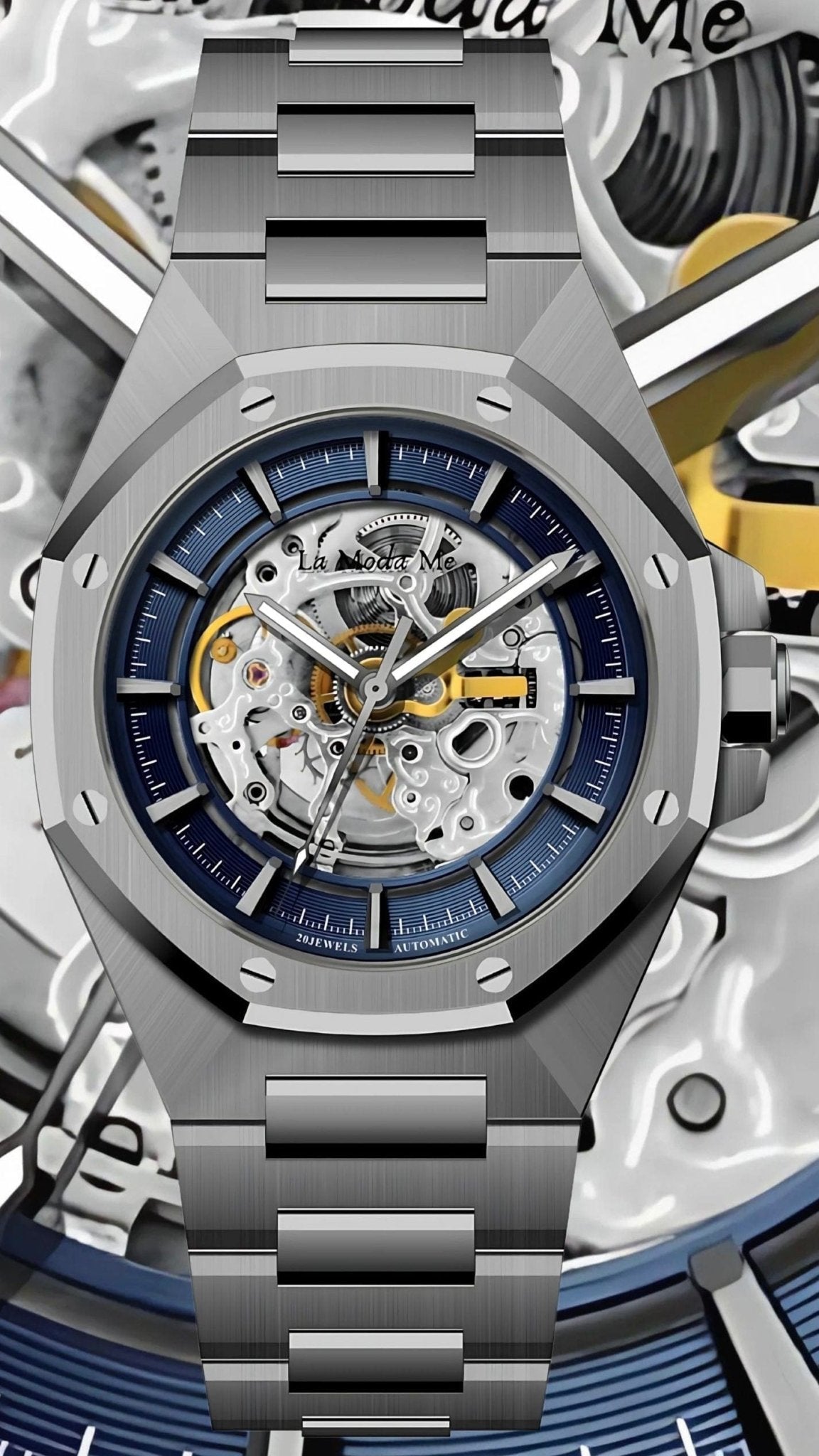 Space Mission Deep Blue Watch - Premium Adventure Timepiece-3