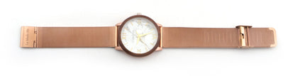 Zegarek Damski - Watch Aurora Rose - Eco-Friendly Rosegold & Walnut Luxury Timepiece