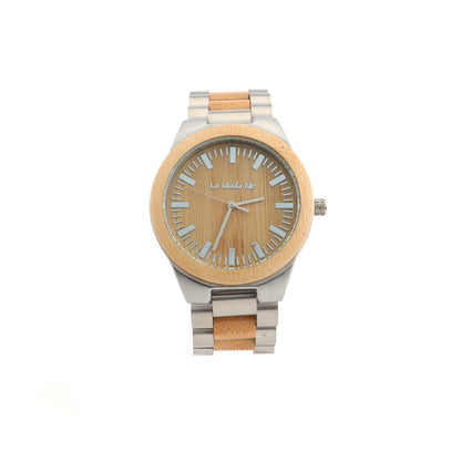 Watch Ember - Eco-Friendly Gold Oak Wooden Timepiece-2