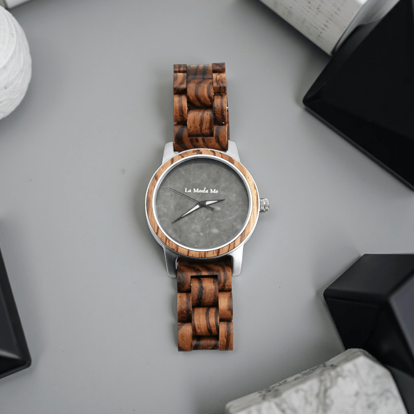 Zegarek Męski - Watch Horizon - Eco-Friendly Walnut Wooden Timepiece