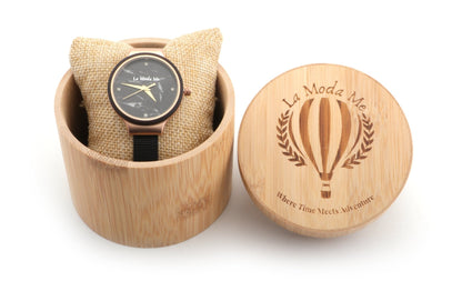 Watch Olivewood Ira - Eco-Friendly Rose Gold & Wood Timepiece-4