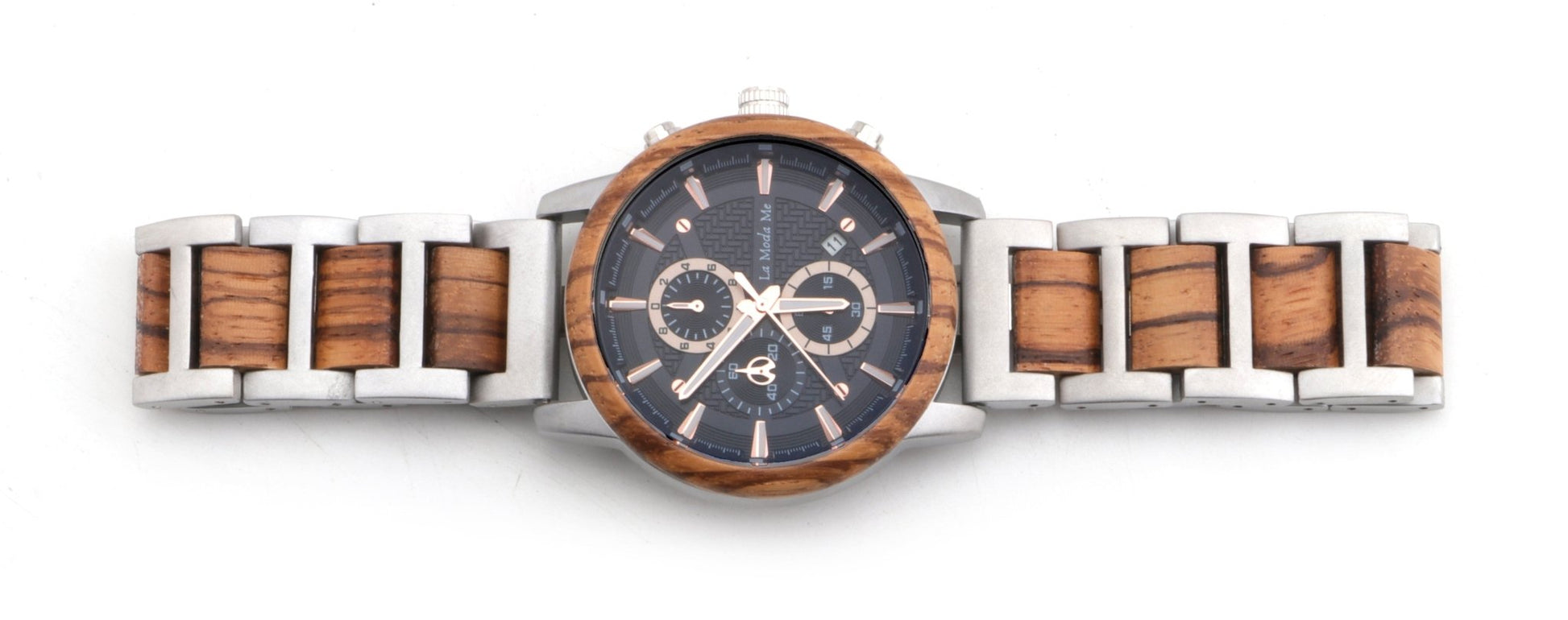 Watch Timberline Blue - Eco-Friendly Wooden Timepiece-4
