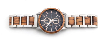 Watch Timberline Blue - Eco-Friendly Wooden Timepiece-4