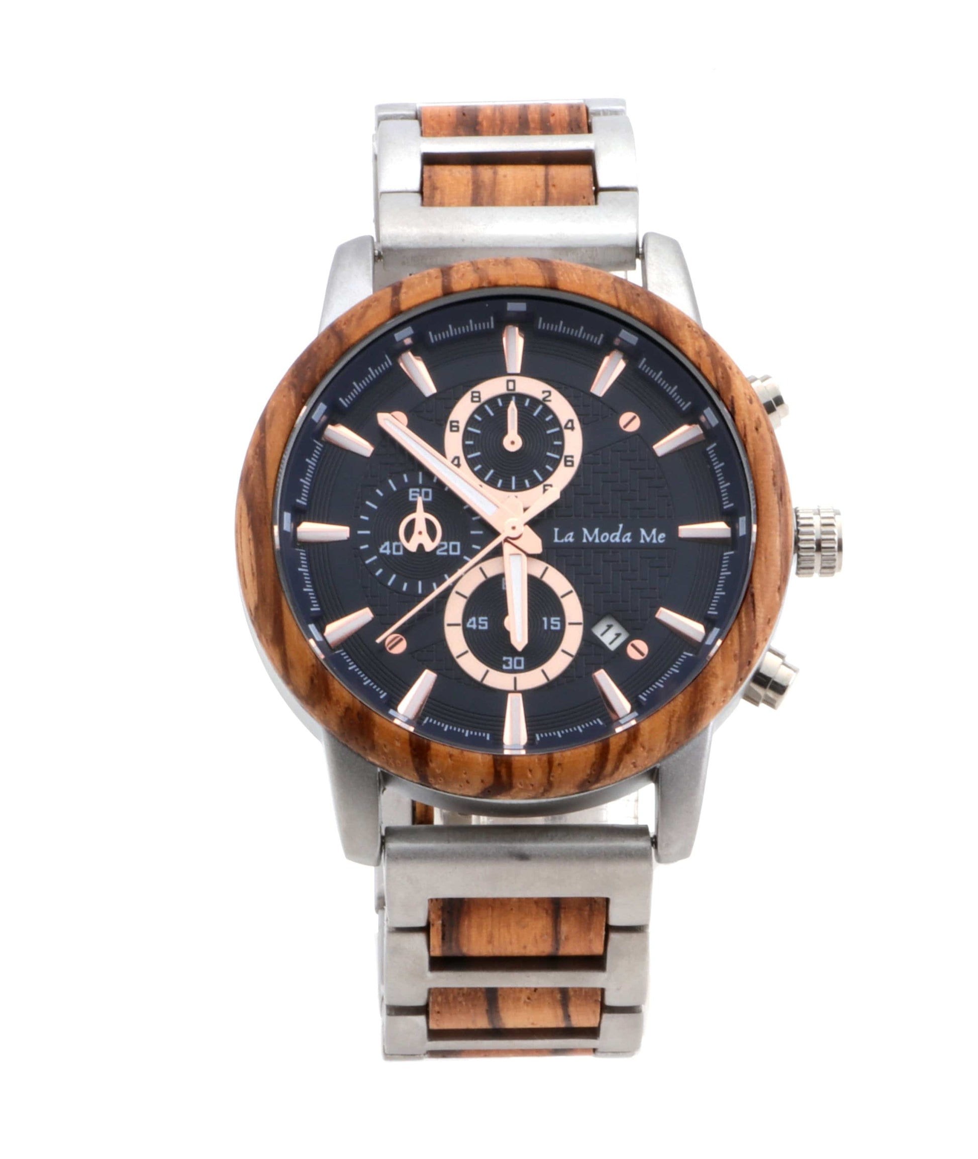 Watch Timberline Blue - Eco-Friendly Wooden Timepiece-3