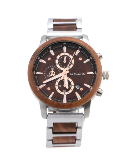 Watch Timberline Brown - Eco-Friendly Wooden Timepiece-2