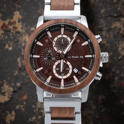 Watch Timberline Brown - Eco-Friendly Wooden Timepiece-0