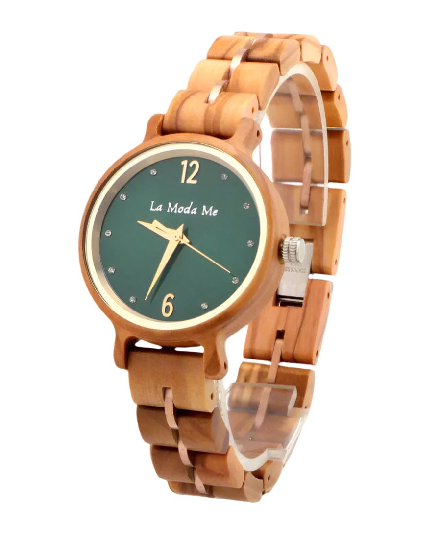 Watch Viridis Olivewood Green - Eco-Friendly Elegant Timepiece-3