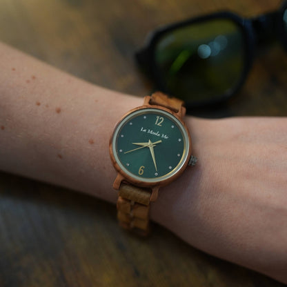 Watch Viridis Olivewood Green - Eco-Friendly Elegant Timepiece-1