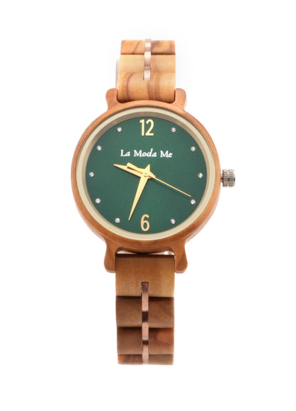 Watch Viridis Olivewood Green - Eco-Friendly Elegant Timepiece-4
