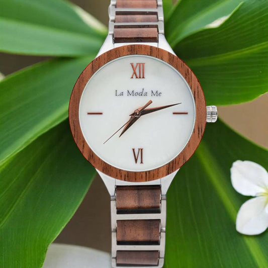 Zegarek Damski - Watch Vita - Eco-Friendly Walnut & Alloy Elegant