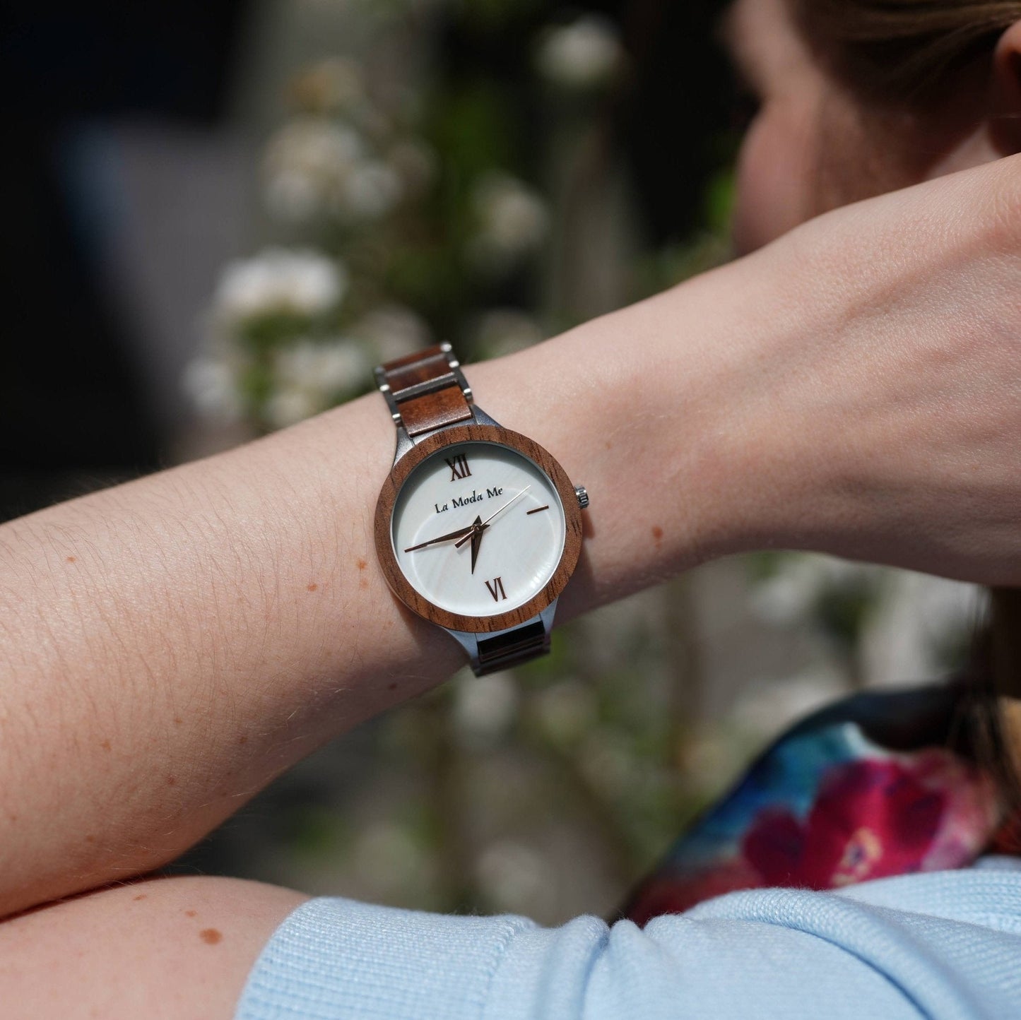Zegarek Damski - Watch Vita - Eco-Friendly Walnut & Alloy Elegant