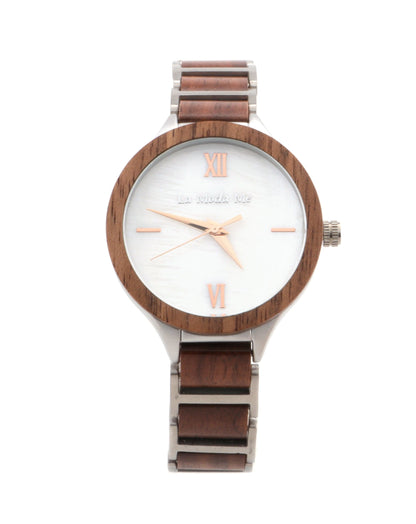 Zegarek Damski - Watch Vita - Eco-Friendly Walnut & Alloy Elegant